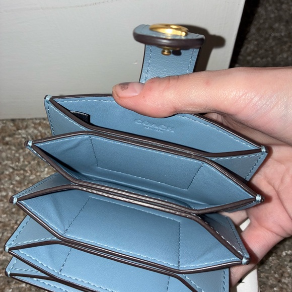 Coach Brooklyn 28 in Bluebell with Matching Wallet - Picture 9 of 11